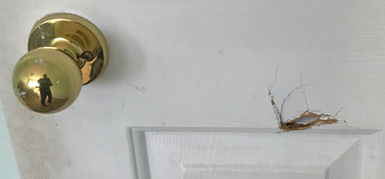 interior door hole repair San Dimas